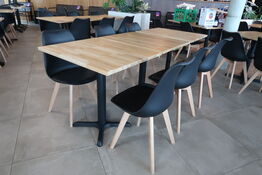 3 stk. Cafeborde med 6 stk. stole