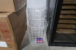 4 stk. skraldespandsstativer