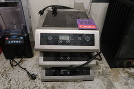 3 stk. kogeplader, Bartscher IK 35TC