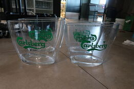 4 stk. bowler med Carlsberg motiv