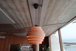 5 stk. loftlamper i træ