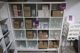 Stort parti glas & kopper mm.