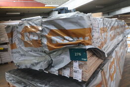 246 stk Hvid lak profilbrædder blokhus