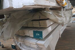 160 stk Grå profilbrædder blokhus