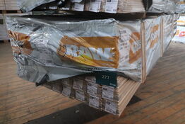 270 stk Hvid lak profilbrædder blokhus