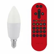6 stk. led smart candle e14 rgb cct dæmpbar app remote(ubrugt)