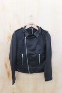 Læderjakke SKINTÖI str. 36 sort