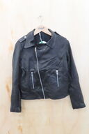 Læderjakke SKINTÖI str. 38 sort