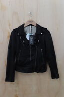 Læderjakke SKINTÖI str. 34 sort