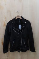 Læderjakke SKINTÖI str. 34 sort