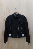 Læderjakke SKINTÖI str. 38 sort