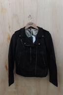 Læderjakke SKINTÖI str. 36 sort