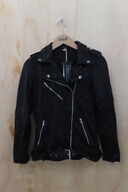 Læderjakke SKINTÖI str. 36 sort