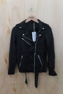 Læderjakke SKINTÖI str. 34 sort