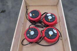 4 stk slangeopruller til luft