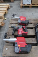 3 stk elværktøj MILWAUKEE