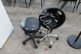 2 stk skamler på hjul