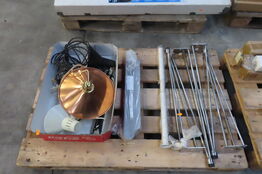 Diverse lamper og bordben