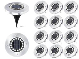 12 stk. Solar havelygter.