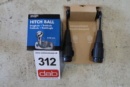 Adapterkabel & trækkugle 