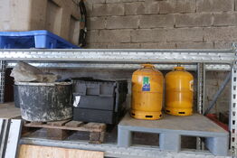 Gasflasker, murerspande, div. Reservedele m.m.