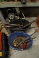 Diverse nøgler, møtrikker, m.v.