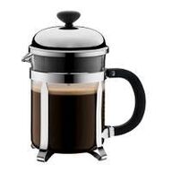1 stk. Kaffebrygger krom/glas 0,5 l 4 kop Bodum Chambord
