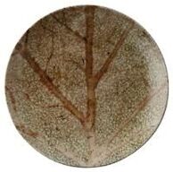 12 stk. Tallerken coupe flad brun 200 mm Nature Essence