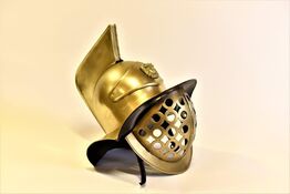 Krigshjelm, Pompeii gladiator - RAH-023 - passer alm. Hovedstørrelse - håndlavet