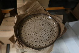 13 stk. Tallerken stentøj oliven 220 mm Rustik