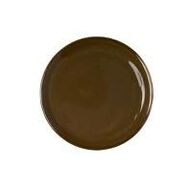 17 stk. Tallerken stentøj valnød 160 mm Rustik