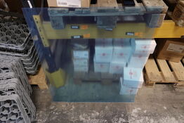 2 stk. Hængende nyseskærm 1000 x 900 mm akryl inkl. kæder