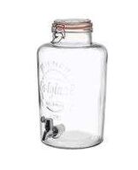 6 stk. Dispenser med taphane 8 ltr Kilner