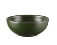 12 stk. Skål stentøj mat grøn 160 mm Rustik