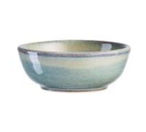 16 stk. Dipskål lav stentøj kaki 79 mm Rustik