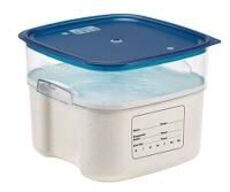 6 stk. Opbevaringsboks u/låg 11,4 ltr Cambro