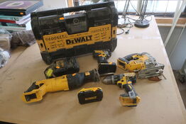 5 stk. elværktøj DEWALT