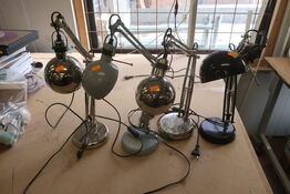 4 stk. bordlamper IKEA