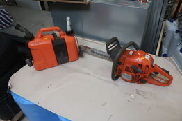 Motorsav HUSQVARNA 445 med dunk og tilbehør