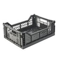 210 stk. Foldekasse sort B266 x D171 x H105 mm Begrænset antal, udgående vare