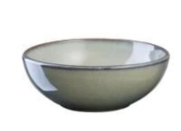 12 stk. Skål stentøj kaki 160 mm Rustik