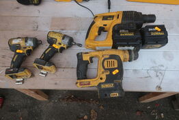 4. stk. boremaskiner DEWALT Model: DCF887, DW004,  DCH253