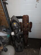 2 stk. træfigurer (ca. 100 høje)