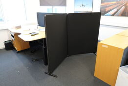 4 stk. afskærmningsvægge