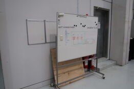 Whiteboard på stativ