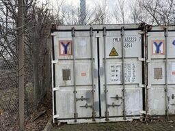 20" container uden indhold