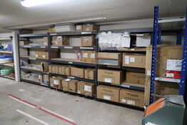 6 stk. lagerreoler uden indhold