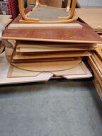 Palle med bordplader.  Assorterede. 