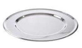 8 stk. Dækketallerken glat diam 305 mm r/s