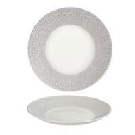 11 stk. Tallerken m/mønstret fane dyb 281 mm Isla Churchill